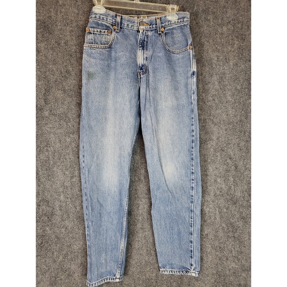Vintage Levis 560 Mens Jeans W28 L30 Light Wash Loose Fit Tapered Leg Denim 90s - Picture 1 of 12